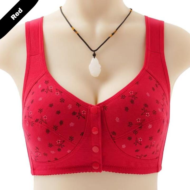 Front Open Front Closure Cotton Bra