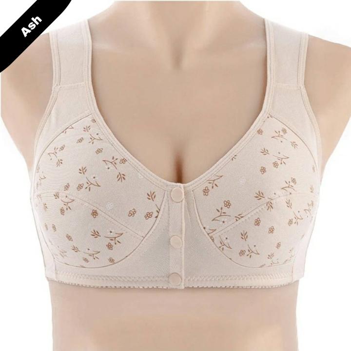 Front Open Front Closure Cotton Bra