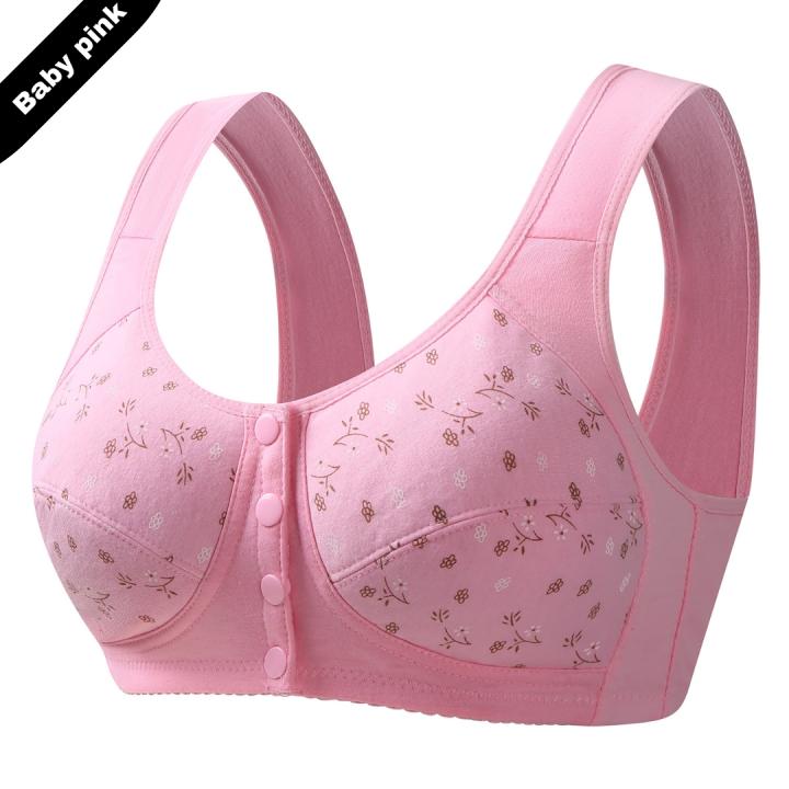 Front Open Front Closure Cotton Bra