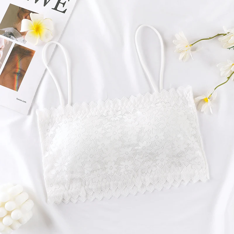 Lace Strapless Tube Bra - Image 8