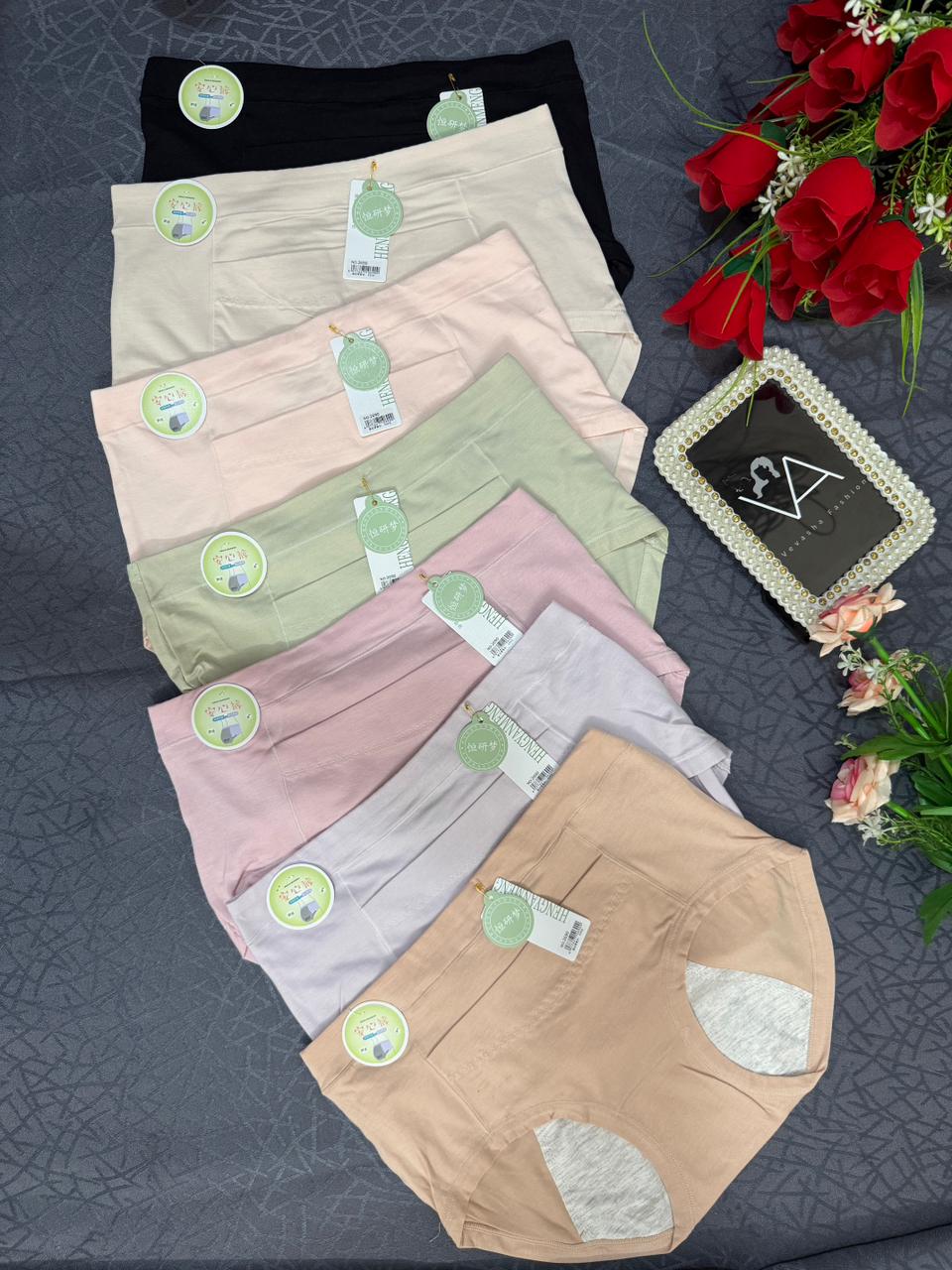 Pocket Pure Cotton Three-Layer Leakproof Period Panty - Image 3