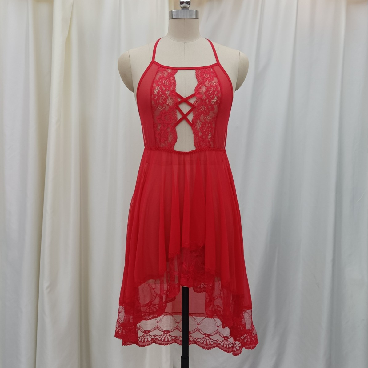 Romantic Tulle Lace Nightdress - Image 9
