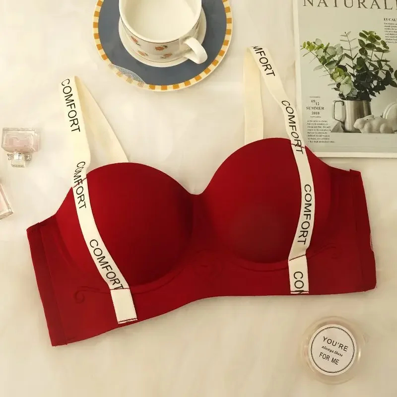 Breathable Anti-Sag Push-Up Half Cup Bra - Image 5