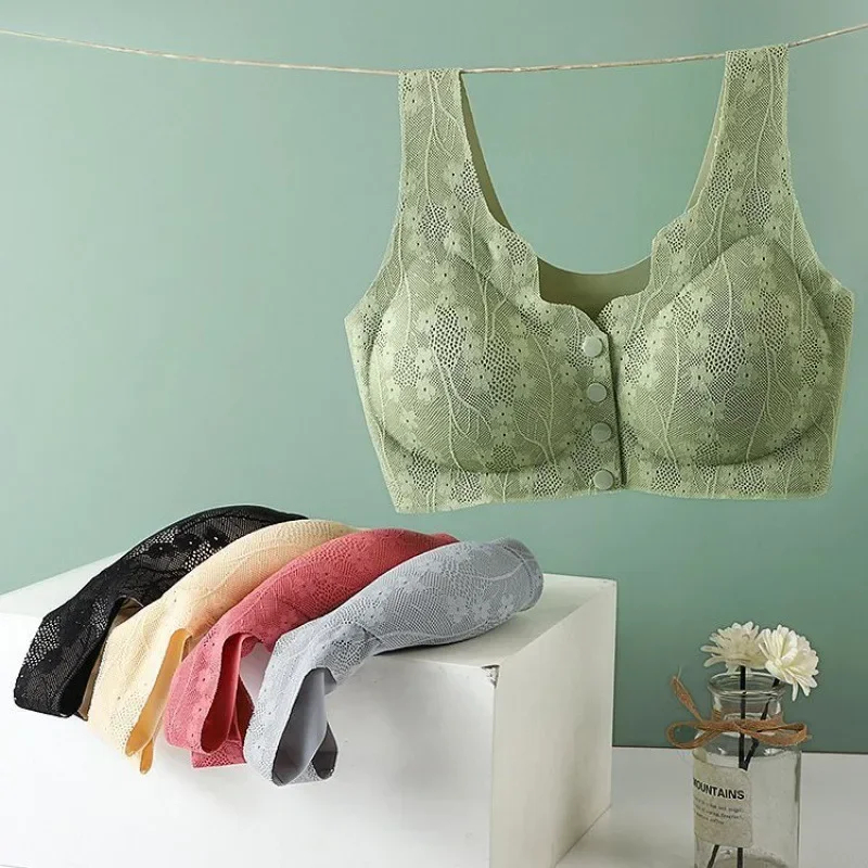Seamless Front Button Bra - Image 8