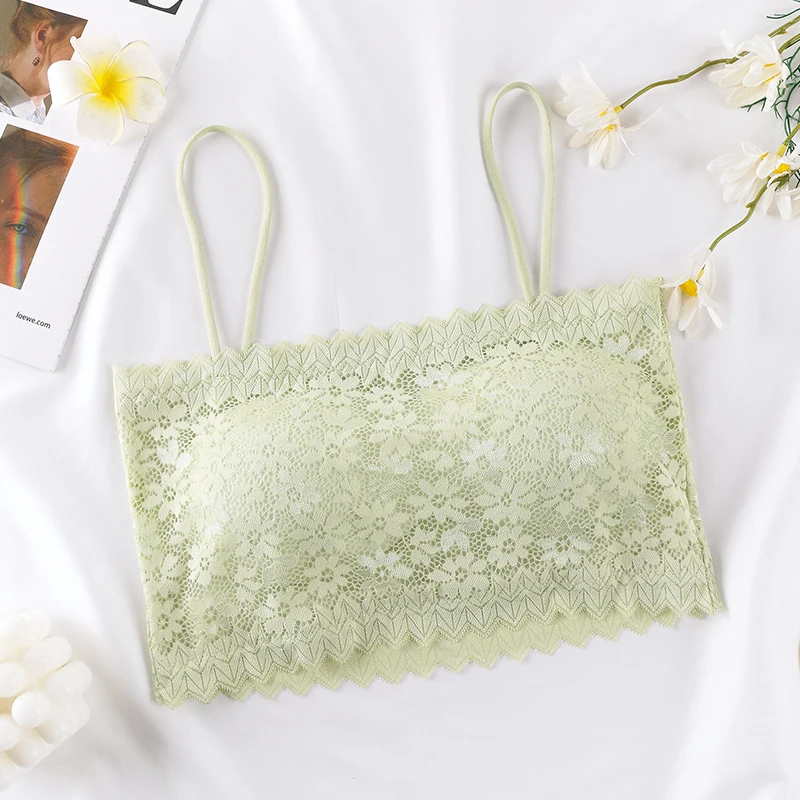 Lace Strapless Tube Bra - Image 5