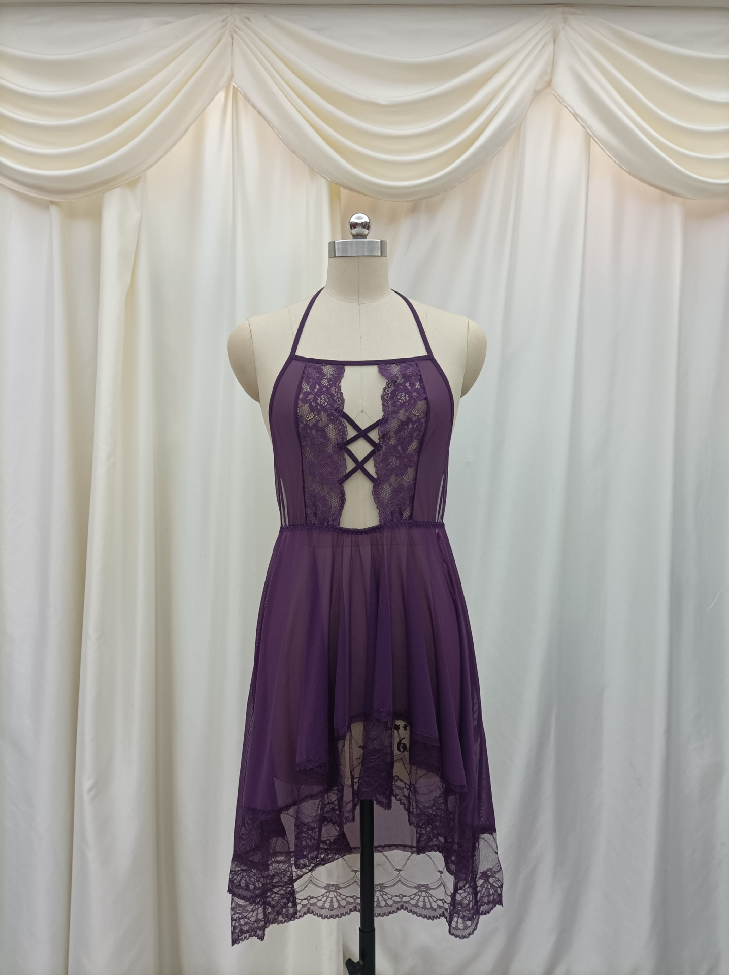 Romantic Tulle Lace Nightdress - Image 8