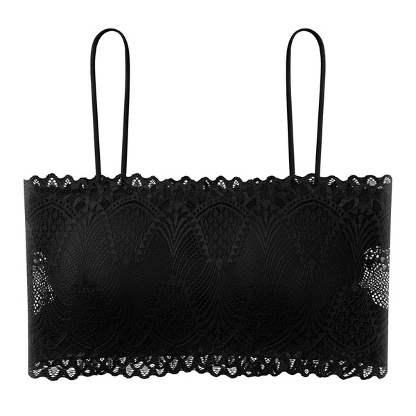 CoolFit Lace Halter Tube Top Bra - Image 5