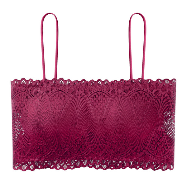 CoolFit Lace Halter Tube Top Bra - Image 8