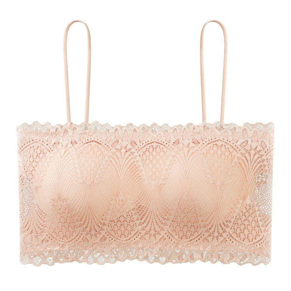 CoolFit Lace Halter Tube Top Bra - Image 10