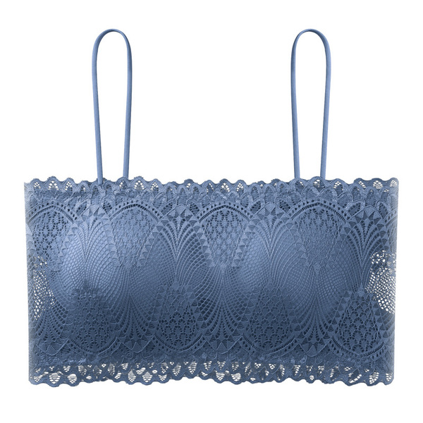 CoolFit Lace Halter Tube Top Bra - Image 6