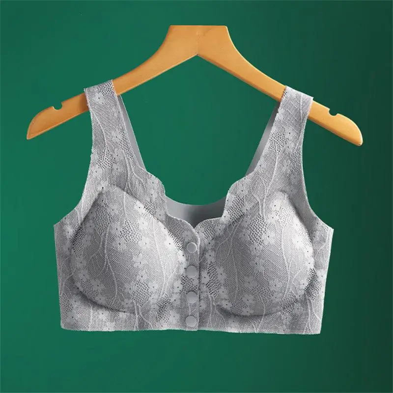 Seamless Front Button Bra - Image 3