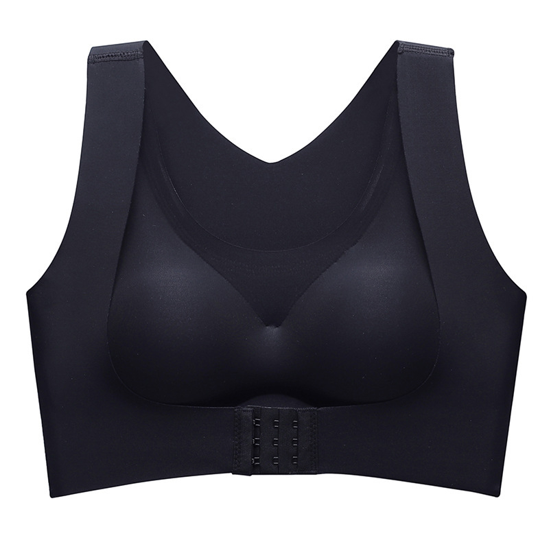 Plain Two-in-One Seamless Push-Up Bra - Image 3