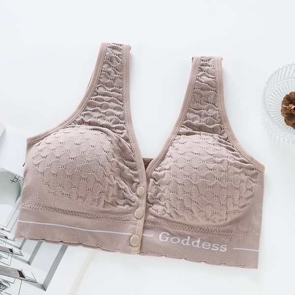 Goddess Comfort Front Button Nursing Bra - Image 5